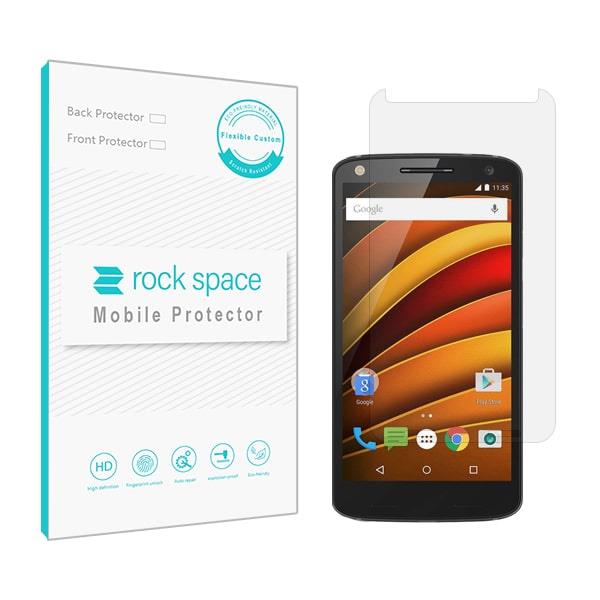 محافظ صفحه (گلس) نانو هیدروژل شفاف و ضد ضربه گوشی موتورولا Moto X Force برند راک اسپیس